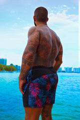 Deco Drive Swim Shorts - Omg Miami Swimwear
