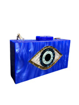Evil Eye Bag (Blue) - Omg Miami Swimwear