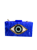 Evil Eye Bag (Blue) - Omg Miami Swimwear