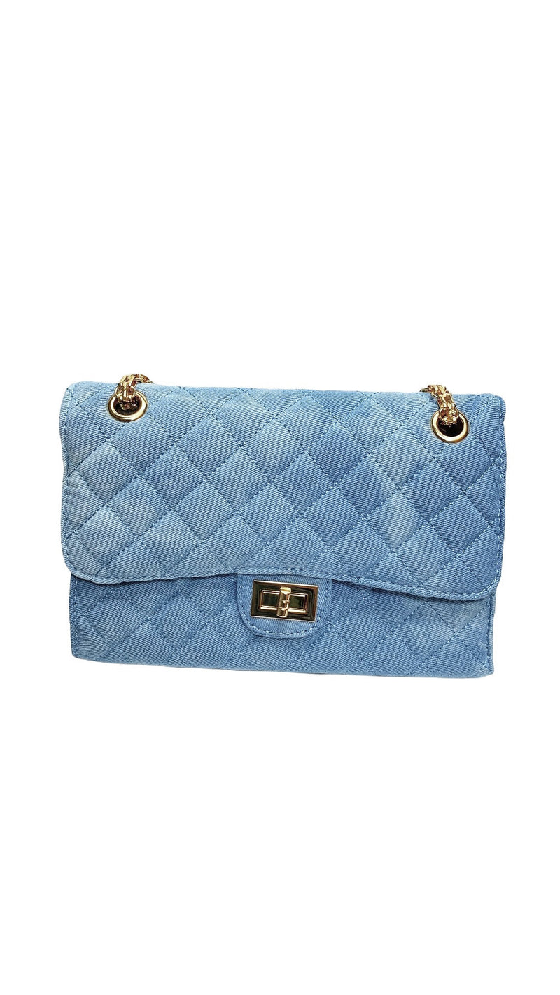 Jean Jean Medium Size Bag (Light Blue)