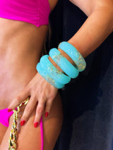 Mamacita Bangel (Turquoise) - Omg Miami Swimwear