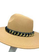 Mírame Fedora Hat (Tan) - Omg Miami Swimwear