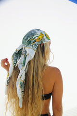 OMG HeadScarf (White ) - Omg Miami Swimwear