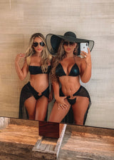 Rich & famous oversized sun hat - Omg Miami Swimwear