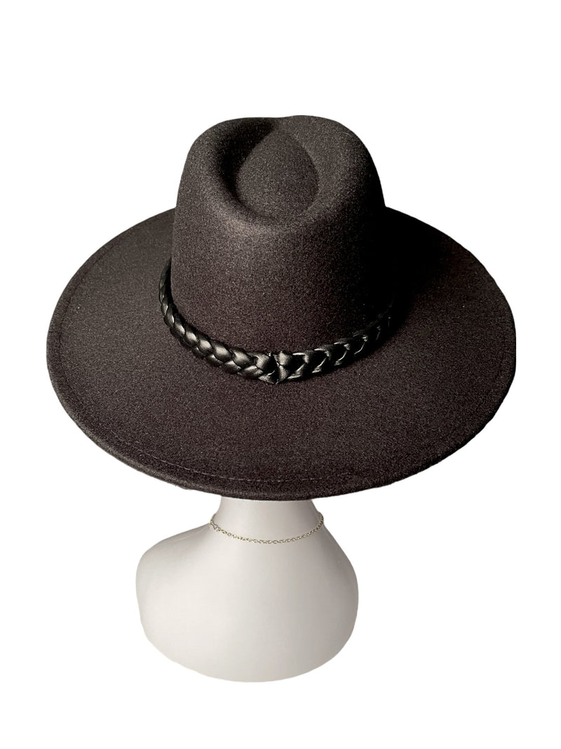 Ride it Fedora Hat (Black) - Omg Miami Swimwear