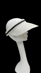 Sun Blocker Hat (White) - Omg Miami Swimwear
