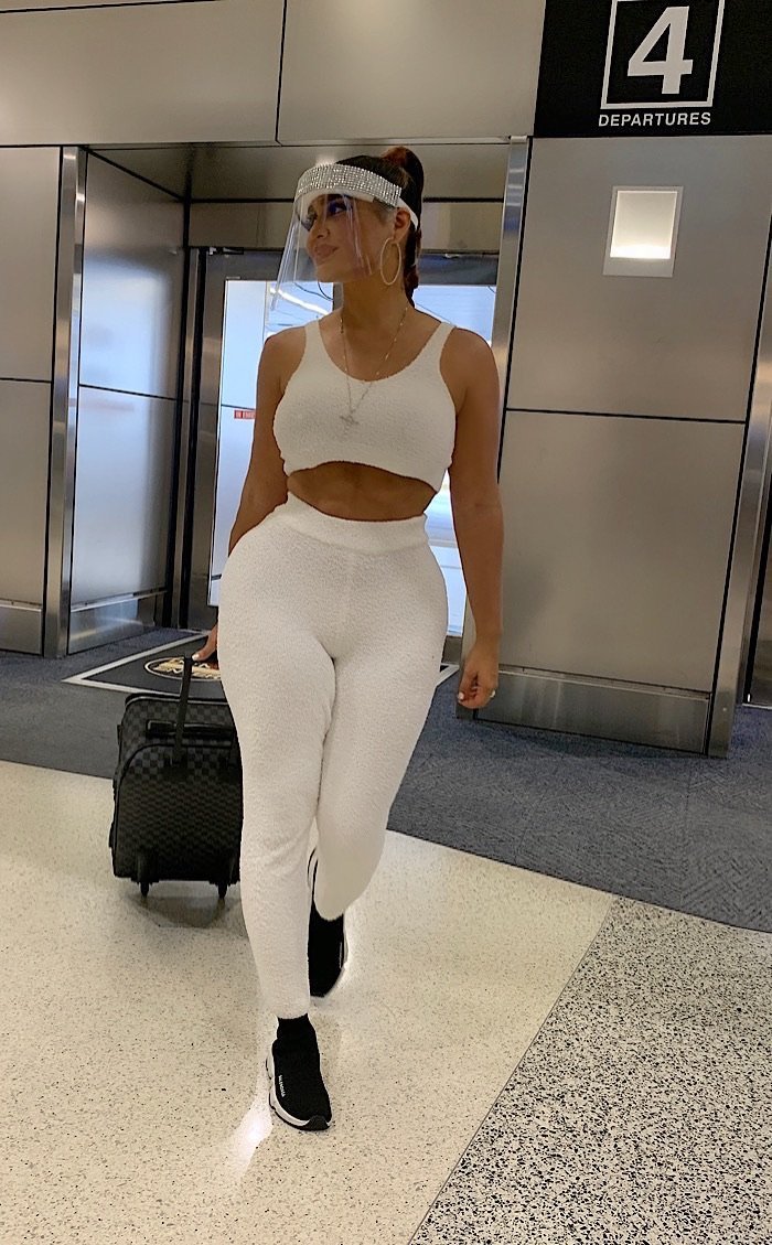 The Fly Airport Set (Cream white) - Omg Miami Swimwear