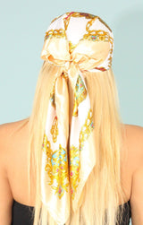 The Gold Chain HeadScarf - Omg Miami Swimwear