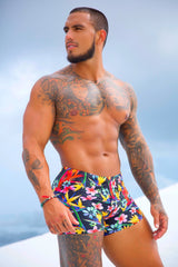 The Papi Chulo Swim Shorts - Omg Miami Swimwear