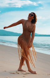 The Phi Phi islands Cover Up (Nude) - Omg Miami Swimwear