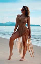 The Phi Phi islands Cover Up (Nude) - Omg Miami Swimwear