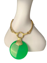 The Ruler Necklace (Green) - Omg Miami Swimwear